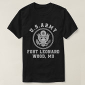 Fort Leonard Wood Basic Training Missouri  Tシャツ (デザイン正面)