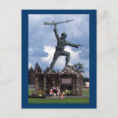 Fort Lewisの鉄マイク ポストカード (正面)