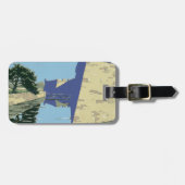 Fort Marionを見せるヴィンテージ旅行ポスター ラゲッジタグ (正面横)