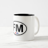 Fort Myers浜 ツートーンマグカップ (正面右)