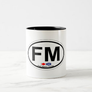 Fort Myers浜 ツートーンマグカップ