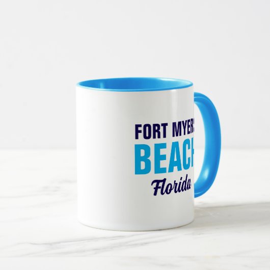 Fort Myers Beach Florida Coffee Mug マグカップ (正面右)