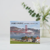 Fort Point Coast Guard Station, Golden Gate Bridge ポストカード (スタンド正面)