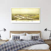 Fort Reno Oklahoma Territory 1891 Lithograph キャンバスプリント (インサイチュ (寝室))