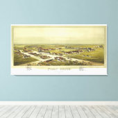 Fort Reno Oklahoma Territory 1891 Lithograph キャンバスプリント (インサイチュ (ウッドフロア))