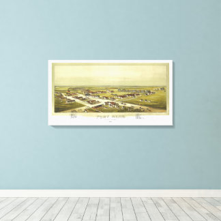 Fort Reno Oklahoma Territory 1891 Lithograph キャンバスプリント