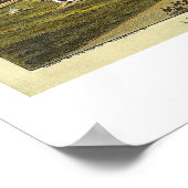 Fort Reno Oklahoma Territory 1891 Lithograph ポスター (角)