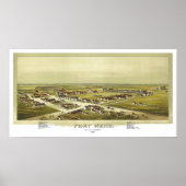 Fort Reno Oklahoma Territory 1891 Lithograph ポスター (正面)