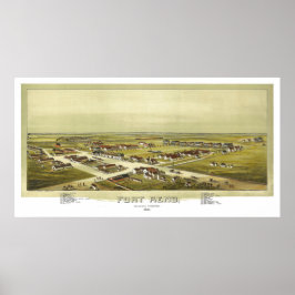 Fort Reno Oklahoma Territory 1891 Lithograph ポスター
