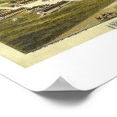 Fort Reno Oklahoma Territory 1891 Lithograph ポスター (角)