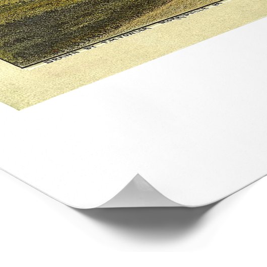 Fort Reno Oklahoma Territory 1891 Lithograph ポスター (角)