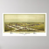 Fort Reno Oklahoma Territory 1891 Lithograph ポスター (正面)