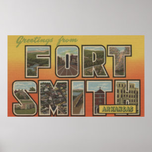 Fort Smith、アーカンソー-大きい手紙場面 ポスター