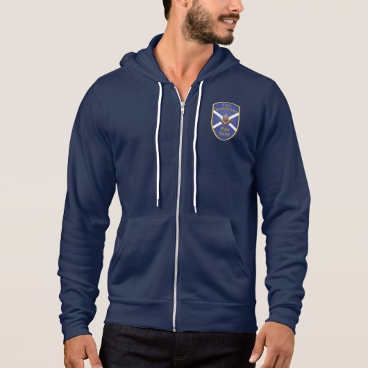 Fort Vancouver Pipe Band Zip Up Hoodie パーカ (正面)