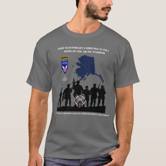 FORT WAINWRIGHT WARRIORS Tシャツ (正面)