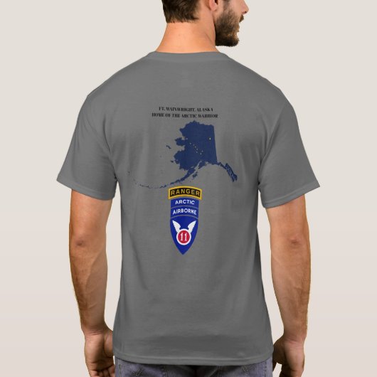 FORT WAINWRIGHT WARRIORS Tシャツ (裏面)