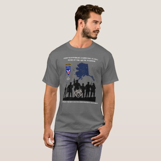 FORT WAINWRIGHT WARRIORS Tシャツ (正面フル)