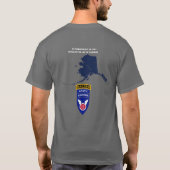 FORT WAINWRIGHT WARRIORS Tシャツ (裏面)