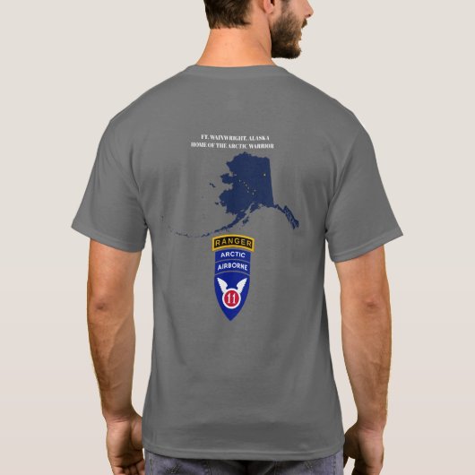 FORT WAINWRIGHT WARRIORS Tシャツ (裏面)