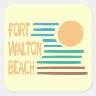 Fort Walton Beachの幾何学的設計 スクエアシール