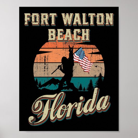 Fort Walton Beach Florida ポスター (正面)
