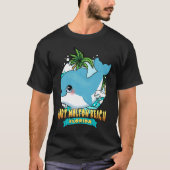 FORT WALTON BEACH FLORIDA Cute Baby Dolphin Beach  Tシャツ (正面)