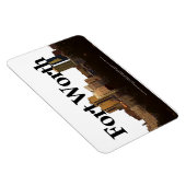 Fort Worth TXスカイラインとFort Worth in the Sky マグネット (右側)