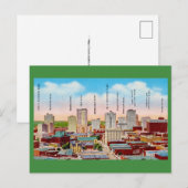 Fort worth TX Downtown Postcard ポストカード (正面/裏面)