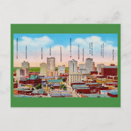 Fort worth TX Downtown Postcard ポストカード