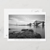 Forth Bridgesポスター ポストカード (正面/裏面)