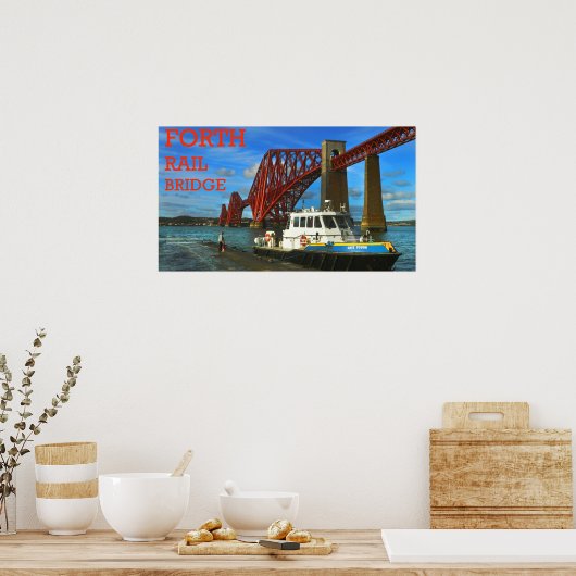 forth rail bridge ポスター (キッチン)