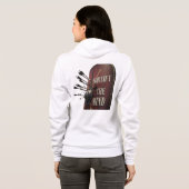 Fortify The Mind | Stoic Roman Shield Motivational パーカ (裏面フル)