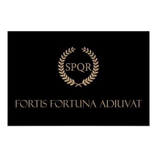 Fortis Fortuna Adiuvat - 幸運は勇者を祝福する ポスター (正面)