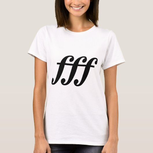 fortisimo可能 tシャツ (正面)