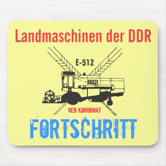 Fortschritt DDR マウスパッド (正面)