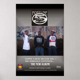 Fortune 5アルバムのポスター ポスター