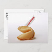 Fortune Cookie誕生日グリーティングポストカード ポストカード (正面/裏面)