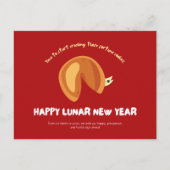 Fortune Cookie Chinese Lunar New Year Design ポストカード (正面)