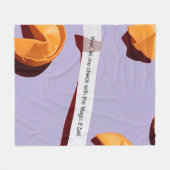 Fortune Cookie & The Magic 8 ball フリースブランケット (正面(横))