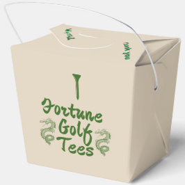 「Fortune Golf Tees」テイクアウトボックス 楽しいパーティーのお土産 フェイバーボックス