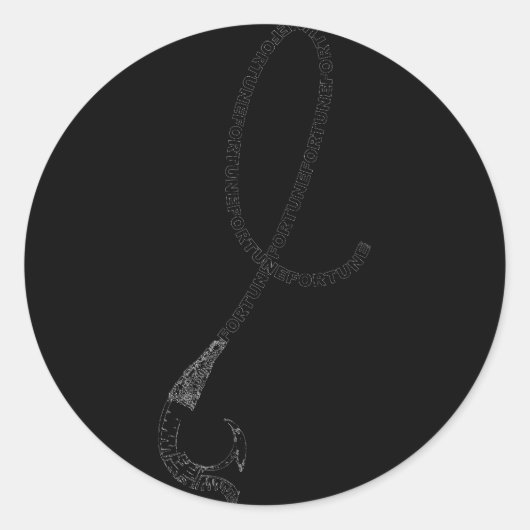 Fortune Hook ラウンドシール (正面)