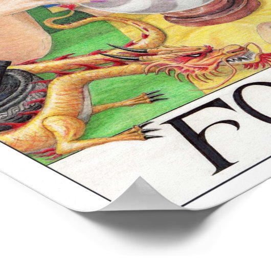 Fortune tarot card ポスター (角)