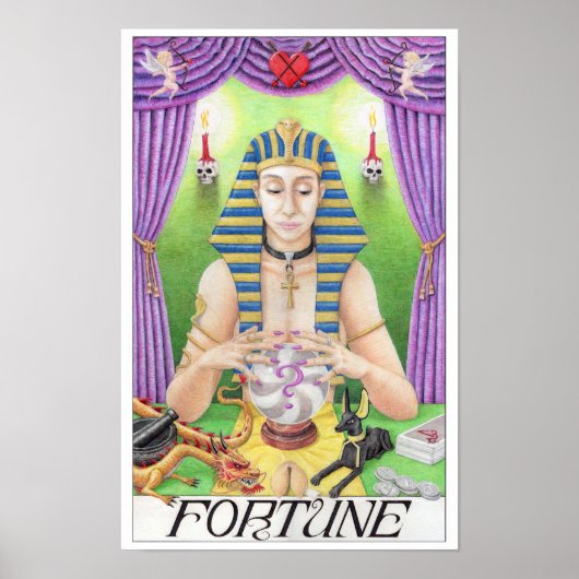 Fortune tarot card ポスター (正面)