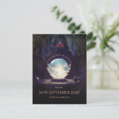 Fortune TellerハロウィーンRSVPカード 出欠カード (スタンド正面)