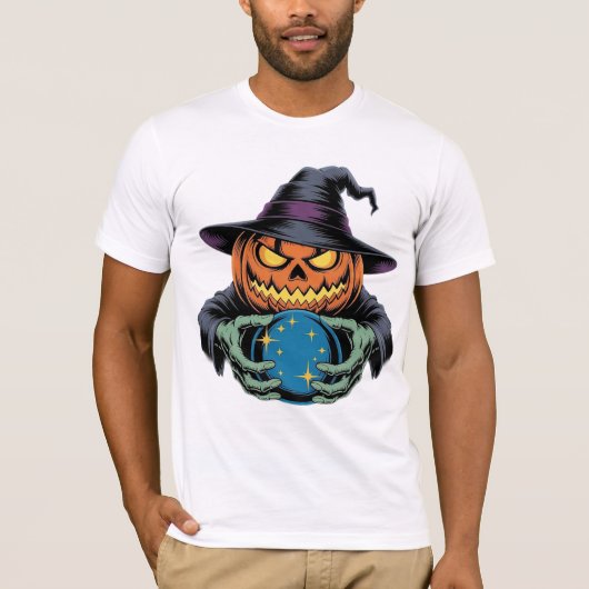Fortune Teller Jack Halloween Tシャツ (正面)