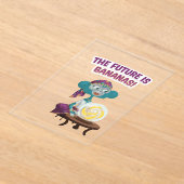 fortune teller monkey アクリル招待状 (レイダウン)