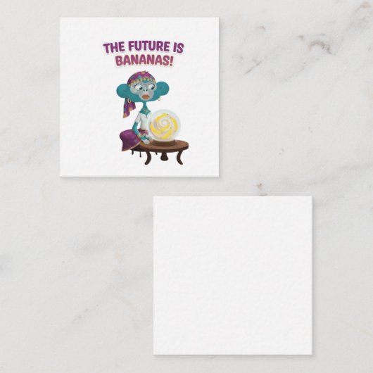 fortune teller monkey エンクロージャーカード (正面/裏面)