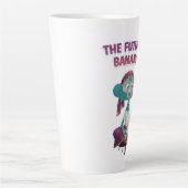 Fortune teller monkey カフェラテマグ (正面)