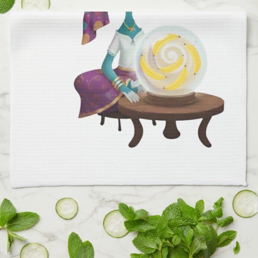 fortune teller monkey キッチンタオル (折り畳み)