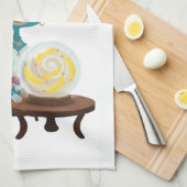 fortune teller monkey キッチンタオル (四つ折り)